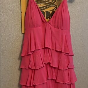Hollister Pink Ruffle Dress